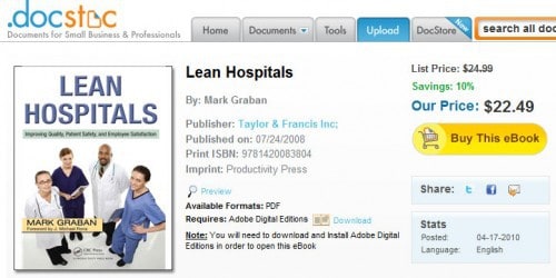 Fullscreen capture 592010 104955 AM Fullscreen capture 592010 104955 AM 500x250 Buy a PDF of Lean Hospitals for $22 lean