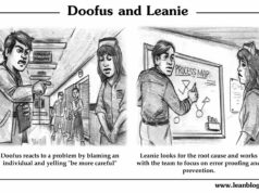 Doofus and Leanie Cartoon #2 – No Blame
