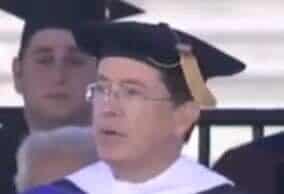 A Thoughtful Commencement Message from Stephen Colbert