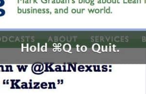 Quitting a Software Application: Safari vs. Chrome & Error Proofing