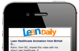 Free iPhone & Android App – “Lean Daily”