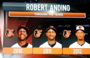 Robert Andino of the Baltimore Orioles & Dr. W. Edwards Deming