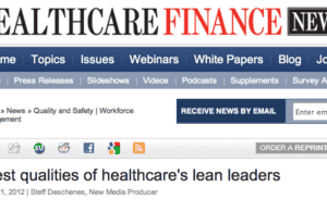 Characteristics of Lean Leaders