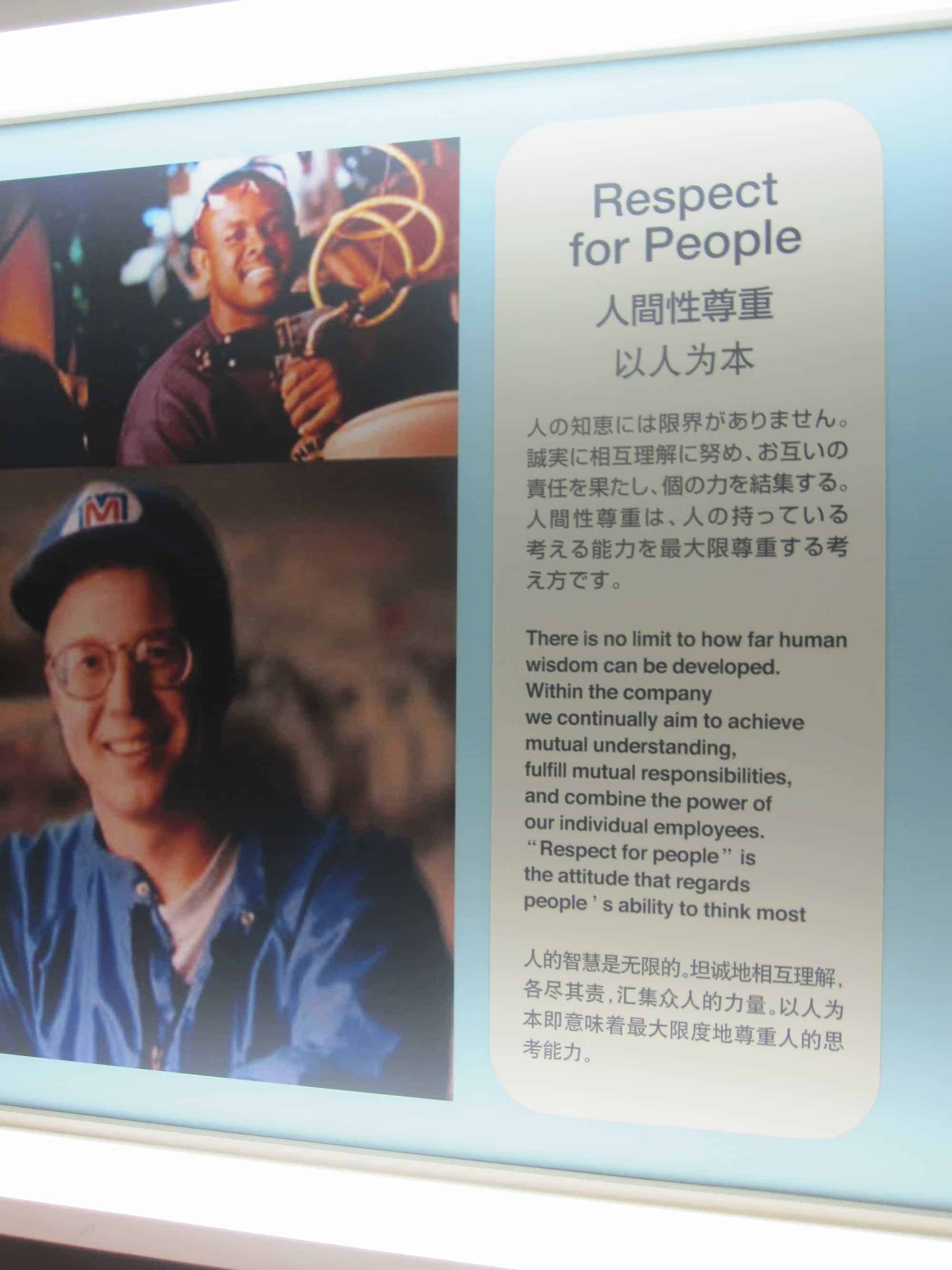 Toyota Respect For People Or Humanity And Lean Lean Blog