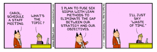 Dilbert - Lean and Six Sigma