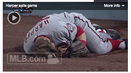 bryce harper hit wall