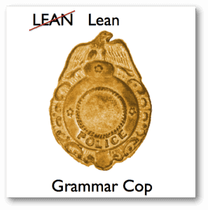 GRAMMAR COP