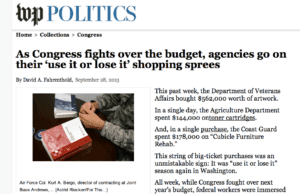 And Here’s Why I’m Cynical about “Lean Government”