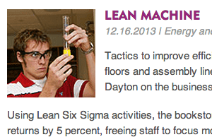 A “Lean Machine” – University of Dayton Uses Lean to Improve Back Office Operations