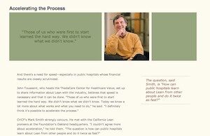 Fantastic Mixed Media Online Presentation about Lean in Healthcare