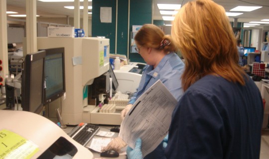 hospital lab TWI training