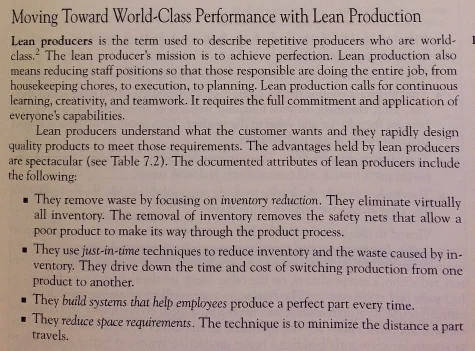 lean textbook