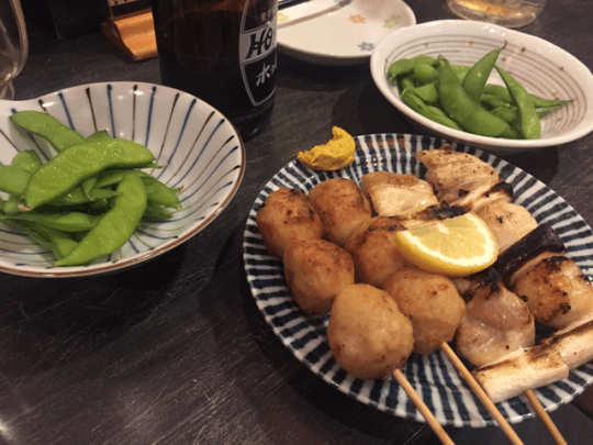 Japanese chicken meat balls, bar food