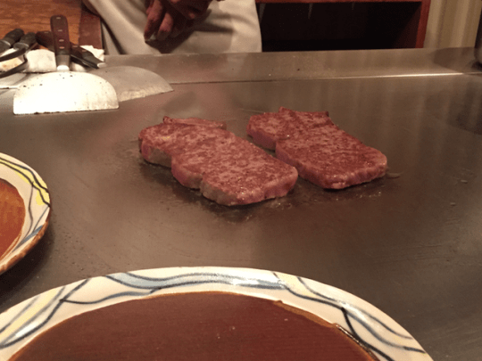 Teppanyaki steaks