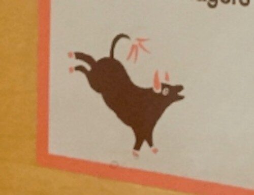 Poster on a wooden wall displaying a mission statement titled “Make It Right” with illustrated rooster and pig icons. It lists core business values spelling “MILLER” (Motivated, Integrity, Longevity, Legendary, Enthusiasm, Recognition) and concludes with the lines: “To our employees — the customer is really everything” and “To our managers — the employee is really everything.”