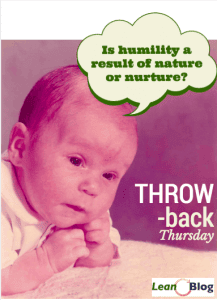 throwback thursday humility