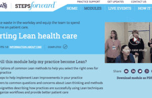 MDs Can Earn a CME Credit from AMA, Learning about Lean