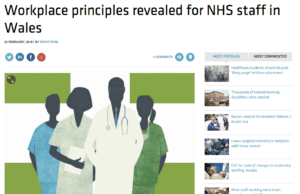 Announced “Workplace Principles” for NHS Wales Staff Sound Like Lean Principles