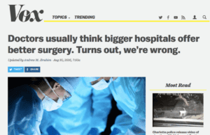 Does the Size of a Hospital Matter for Quality of Surgery?