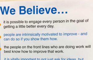 What We at KaiNexus (and Our Customers) Believe About People & Improvement