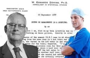 #TBT: My Reflections on Dr. Deming’s Notes from a 1987 Hospital Stay