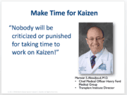 Reader Question: How Many People & How Much Time for Improvement? make time for kaizen