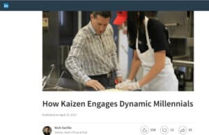 Why and How This Pizza Restaurant Owner Engages People Through Kaizen