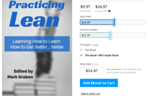 “Practicing Lean” Audiobook is Released! And a New Essay on This Theme