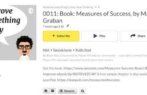 Reviews of “Measures of Success” – I’m Appearing on “Quality Digest Live” Today