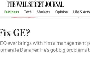 GE Gets a Lean CEO, From the Outside: Larry Culp