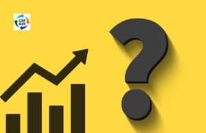 How Process Behavior Charts Improve the Way We Interpret Business Metrics 1. Bar graph with upward arrow and large black question mark on yellow background.