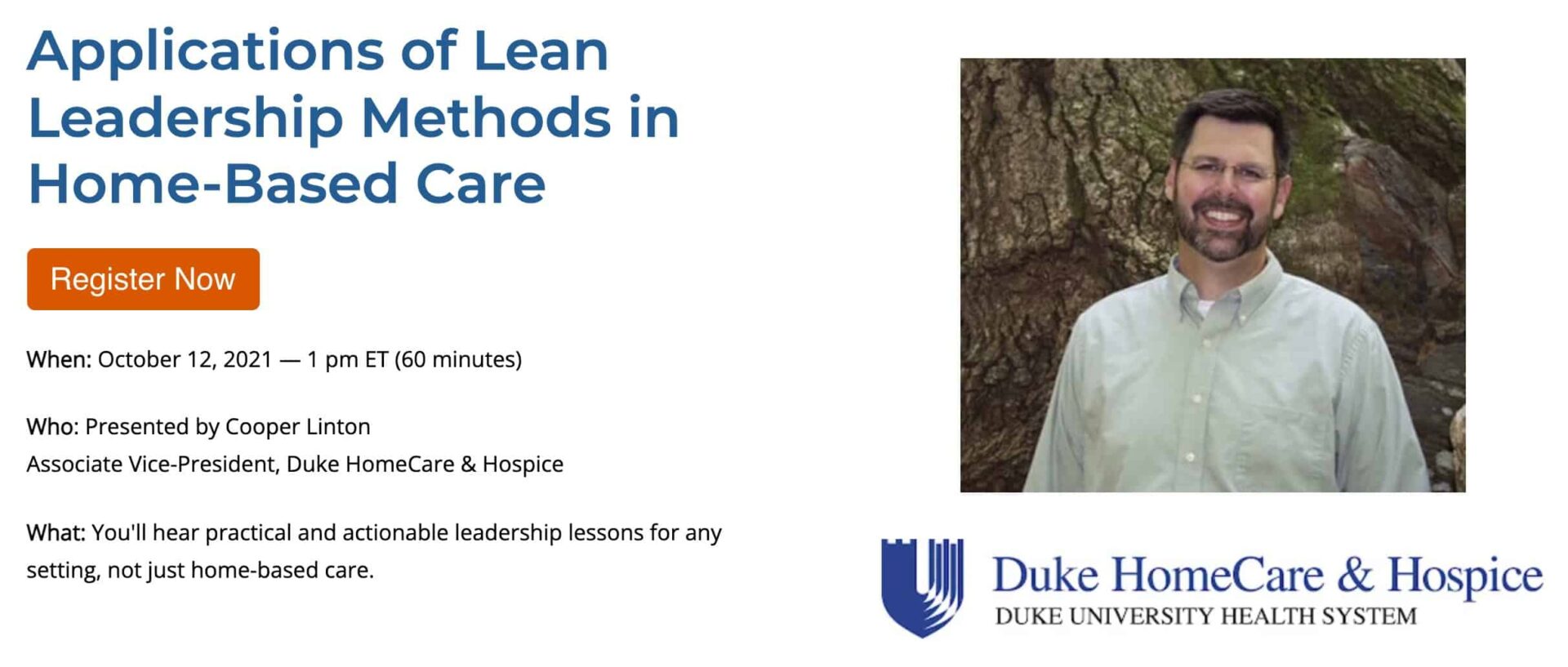 Applications of Lean Leadership Methods in Home-Based Care - Cooper Linton, Value Capture