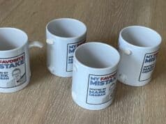 The Ironic Saga of the Broken “My Favorite Mistake” Coffee Mugs