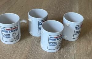 The Ironic Saga of the Broken “My Favorite Mistake” Coffee Mugs