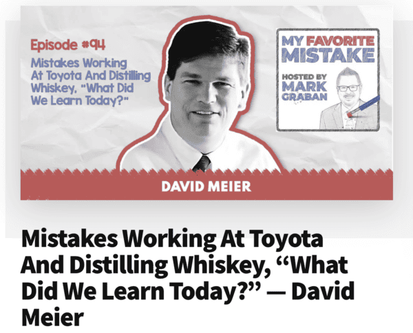 Mistakes Working At Toyota And Distilling Whiskey, 