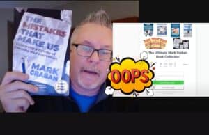 My Audio Mistake in My Live Video to Give Away a Book About… Mistakes