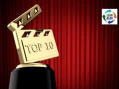 LeanBlog.org 2025 Second Half Top 10: Most-Read Articles on Lean, Leadership, and Improvement Golden top 10 movie award trophy against red curtain backdrop with Lean Blog logo.