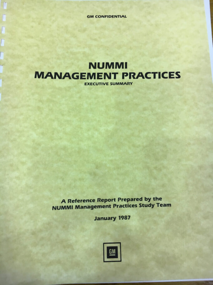 Nummi R 1987 NUMMI Management Practices: Why Leadership Beat Lean Tools