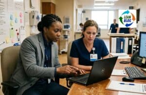 She Tried to Build Her Own Lean Coaching AI. Then She Subscribed to Mine. Lean Hospitals Coach providing just-in-time coaching for a nurse manager working on a problem statement