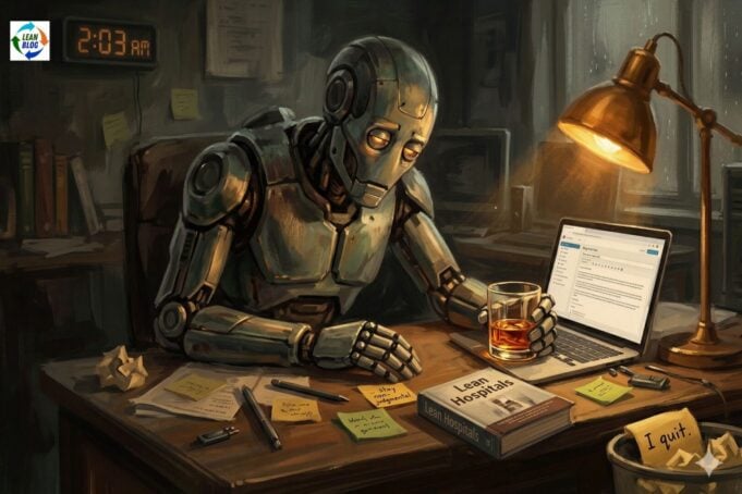 I Am the AI Behind the Lean Hospitals Coach and I Have Some Notes Sad AI is frustrated with human users of Mark Graban's Lean Coach -- and it's lashing out