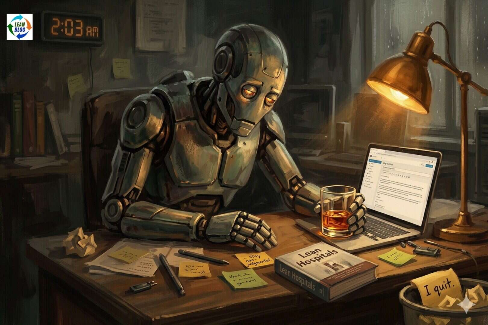 I Am the AI Behind the Lean Hospitals Coach and I Have Some Notes