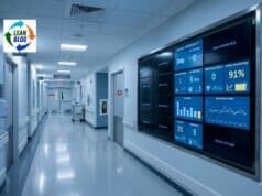 Hospitals Still Miss Half of Patient Harm Events — And the Reasons Why Should Trouble Us Hospital safety monitoring dashboard with half of its panels dark or blank, representing the 49 percent of patient harm events that hospitals fail to capture