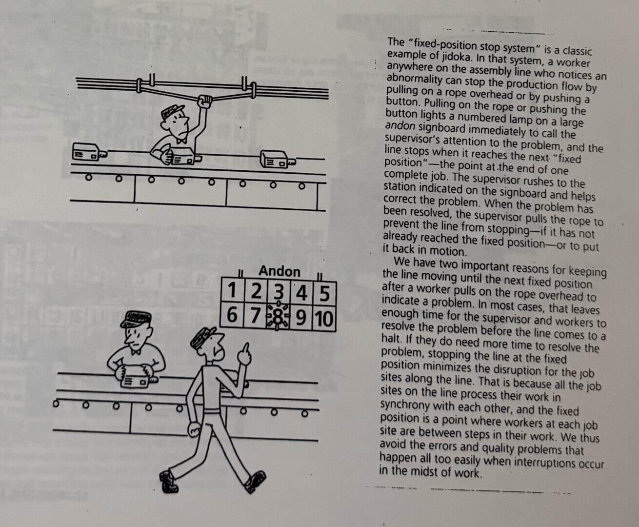 Toyota booklet from 1992 on jidoka and andon