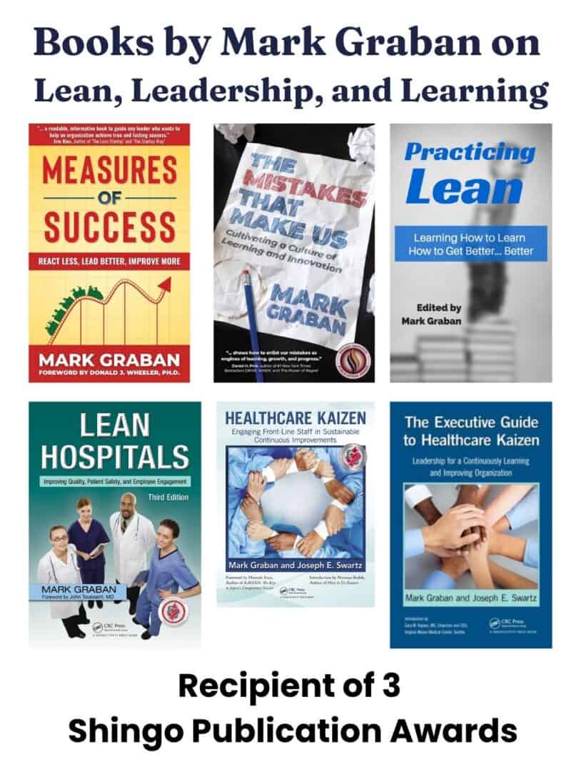 Books by Mark Graban on Lean, Leadership, and Learning (3)